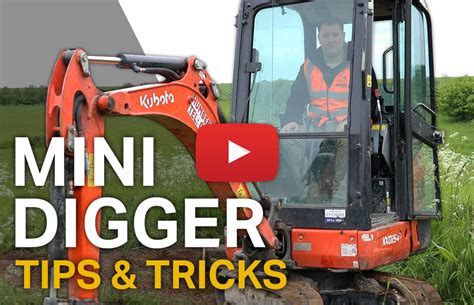 Top tips for operating a mini digger